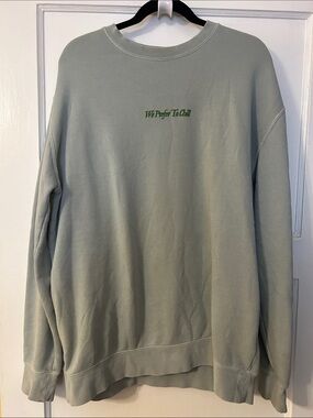 Cody Ko Sage Green Crewneck Sweatshirt with Graphics